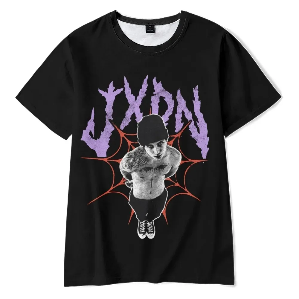 Camiseta de cuello redondo Nova Jaden Hossler Merch, camiseta de Manga corta, Harajuku, das Mulheres Estrela, Dos hombres de Mídia Social Jxdn 2024