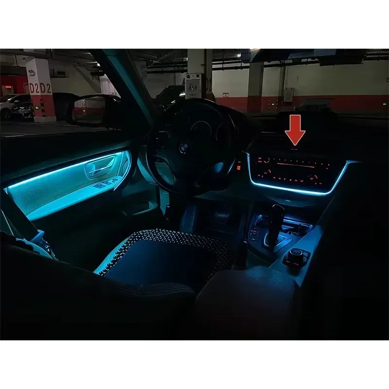 Interior central control ambient lighting in 2 colors for BMW 3 4 Series 3GT F30 F36 M3M4 ambient light