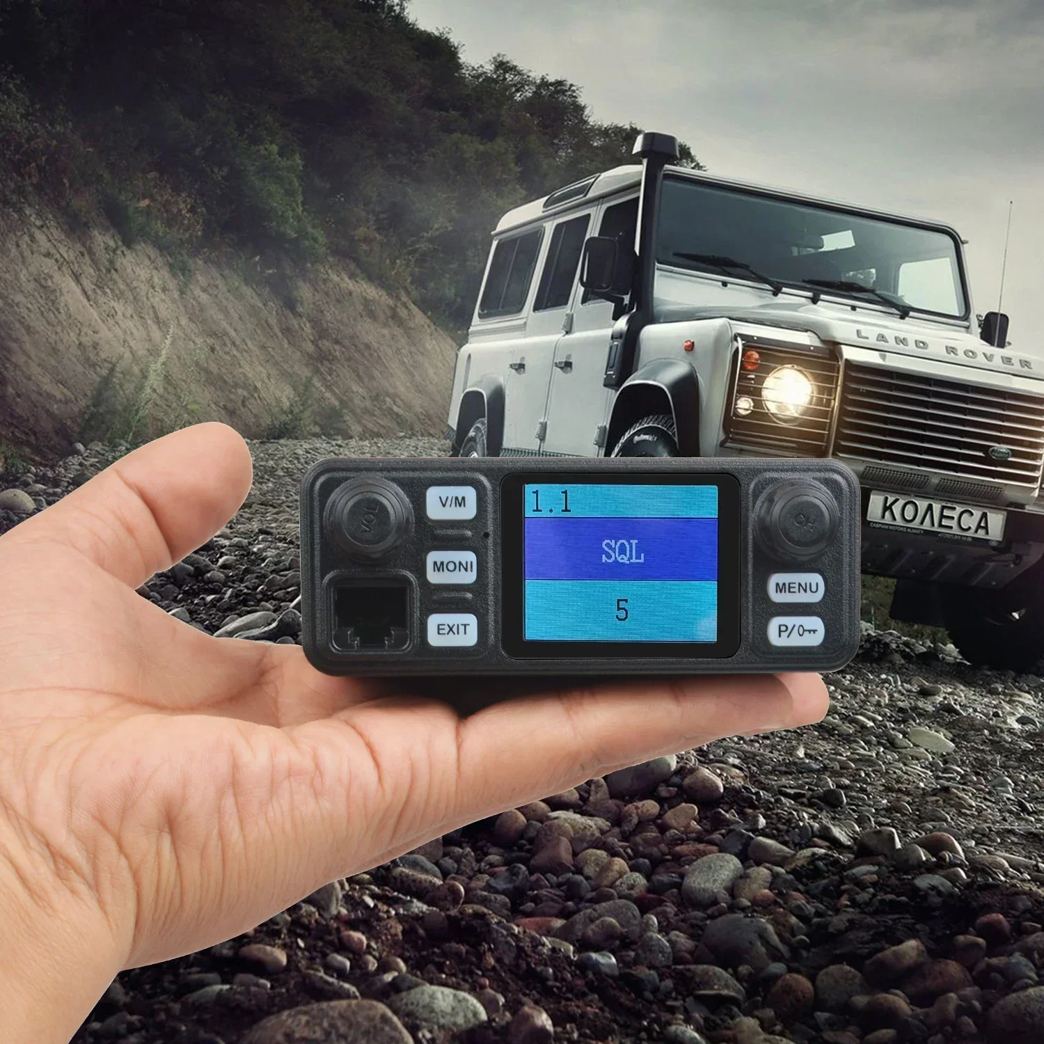 새로운! 워키토키 IC-980 프로 UHF VHF 듀얼 밴드 듀얼 워치 25W AI 노이즈 감소 FM 스크램블러 Vox 미니 모바일 라디오