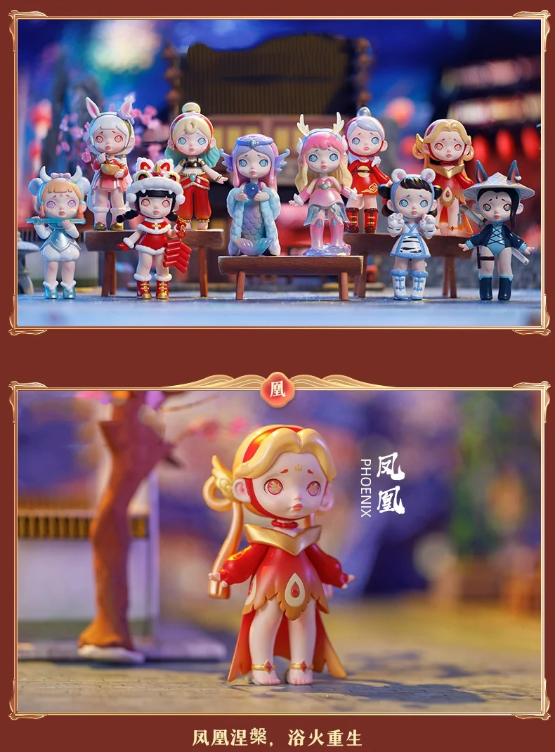 لعبة Toycity الأصلية منتج جديد من Laura سلسلة النمط الصيني الجديد العصرية للعب صندوق أعمى هدية للفتيات