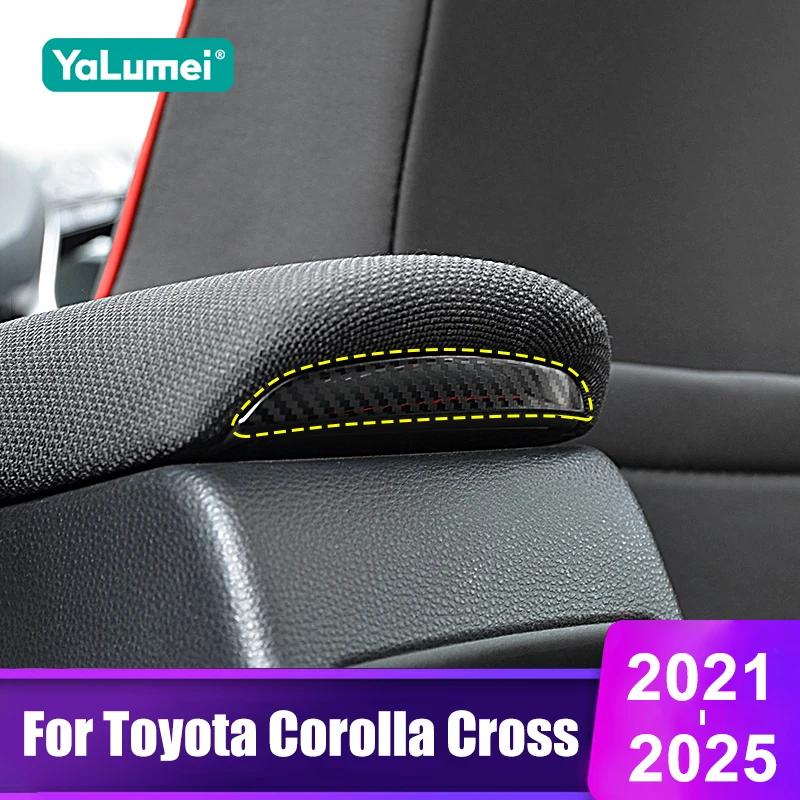 For Toyota Corolla Cross XG10 2021 2022 2023 2024 2025 Hybrid Car Armrest Box Switch Protector Cover Trim Sticker Accessories