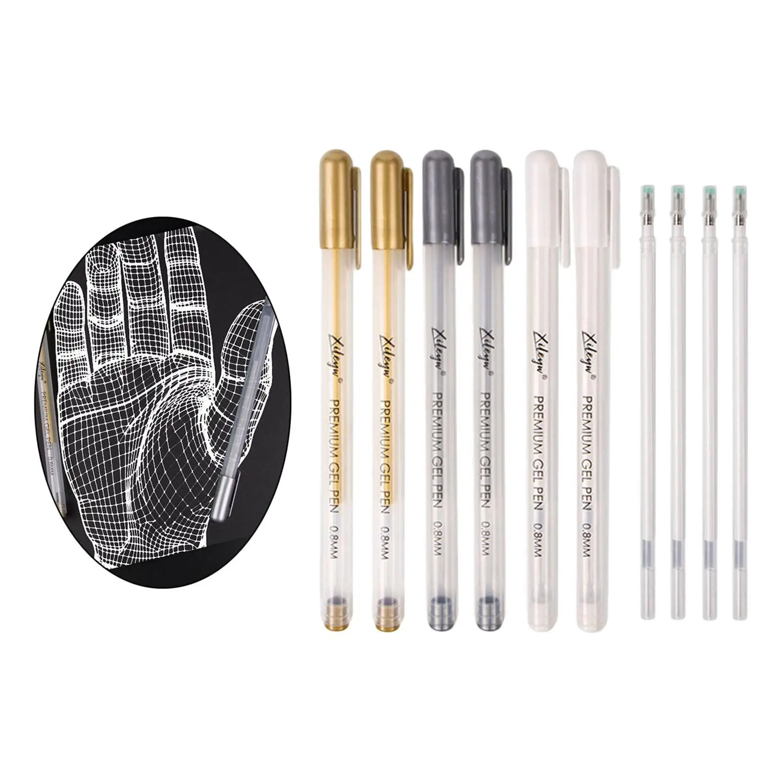 

6 шт. профессиональный хайлайтер водостойкие маркеры для рисования молочной железы своими руками