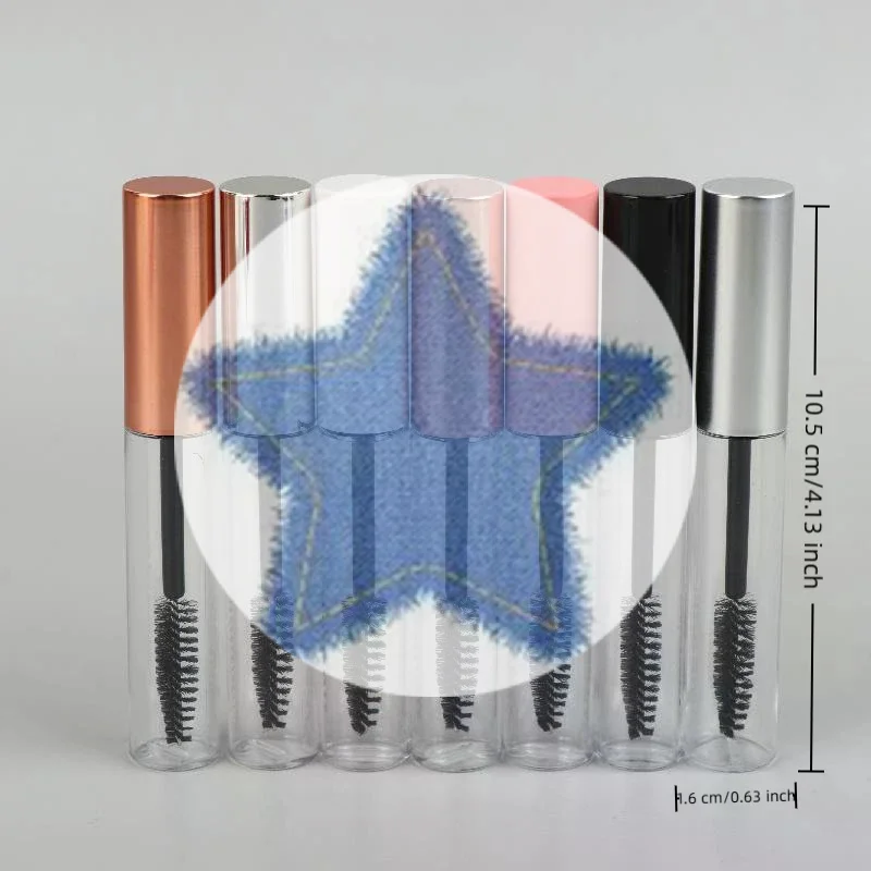 [10ml Vuoto Tubo Mascara Crescita Delle Ciglia Fiala di Liquido Bottiglia Con Bacchetta Per Ciglia Crema Per Ciglia Contenitore Riutilizzabile Imballaggio Trucco