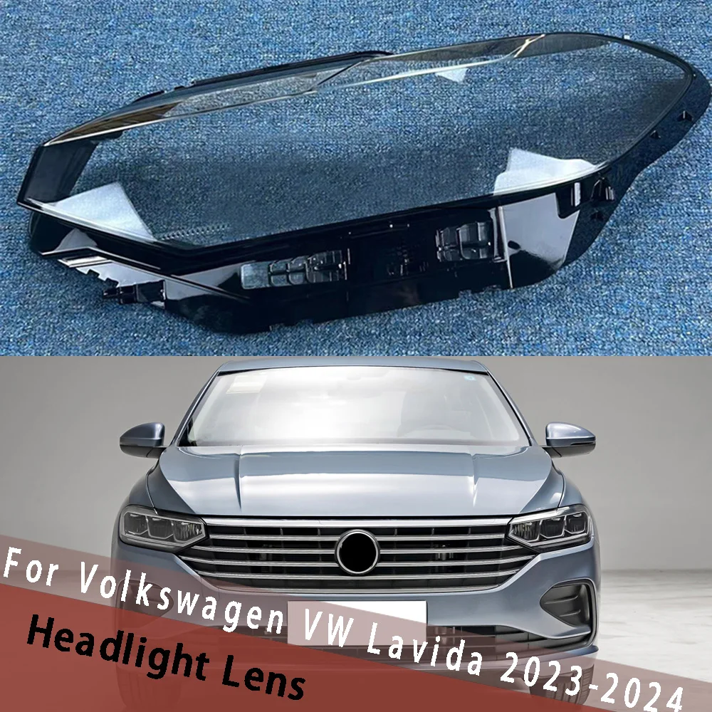 

For Volkswagen VW Lavida 2023 2024 (Low) Headlamp Cover Headlight Shell Lens Shell Plexiglass Replace Housing Lamp Lampshade