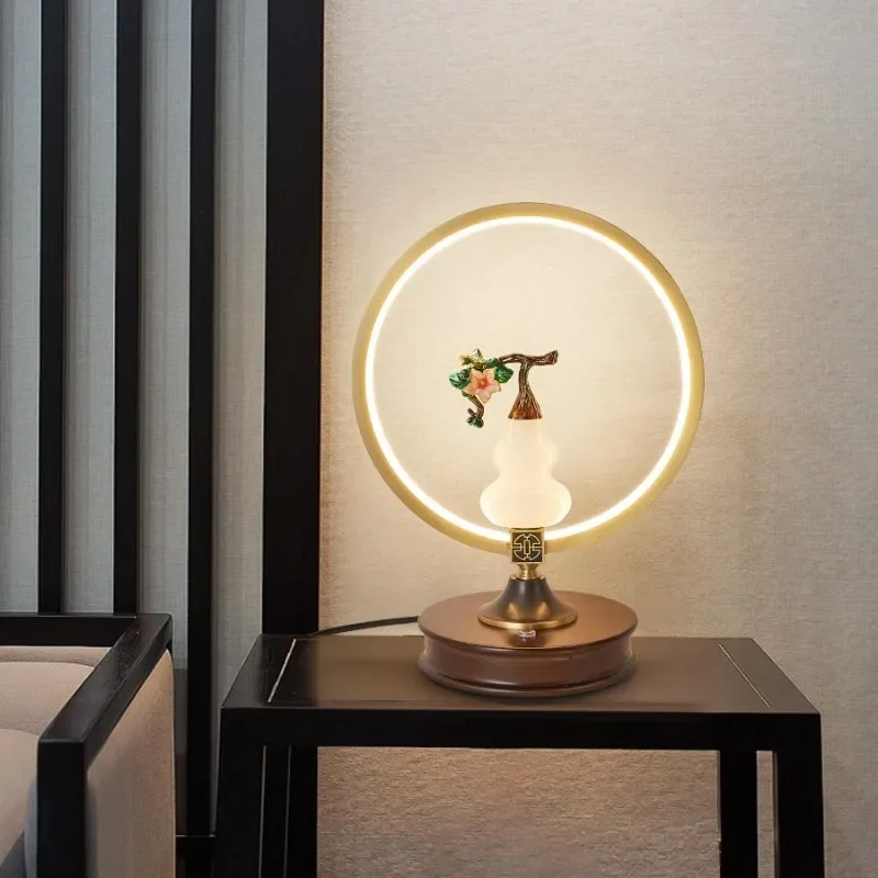 

2025 high-value, desktop all-copper zen, desk lamp bedroom, bedside night light, warm room, romantic atmosphere light