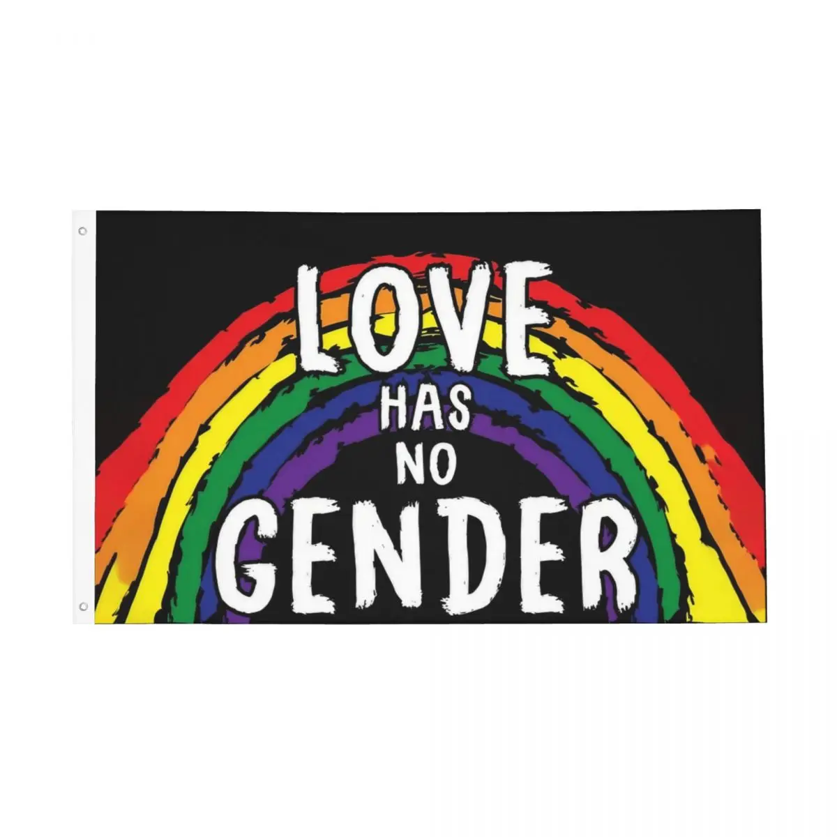 Love Has No Gender Flag Indoor Outdoor Banner All Weather Lgbt Yaoi Boy Love Decoration Durable 2x3 3x5 4x6 FT Flags