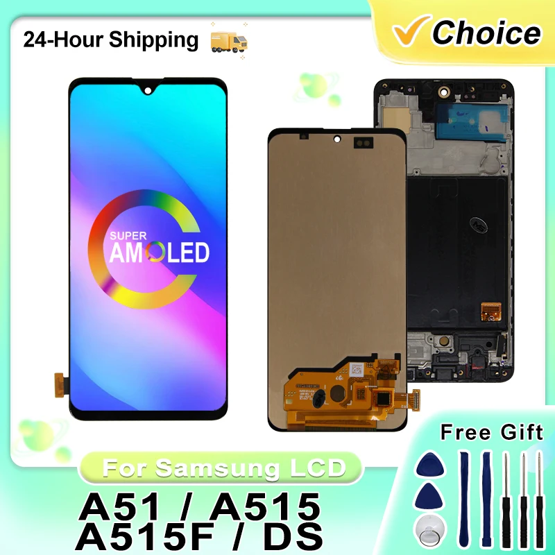 amoled-サムスンギャラクシー-a51-液晶ディスプレイタッチスクリーンデジタイザサムスン-a515-4-グラム液晶-a515f-a515f-dsn-交換部品