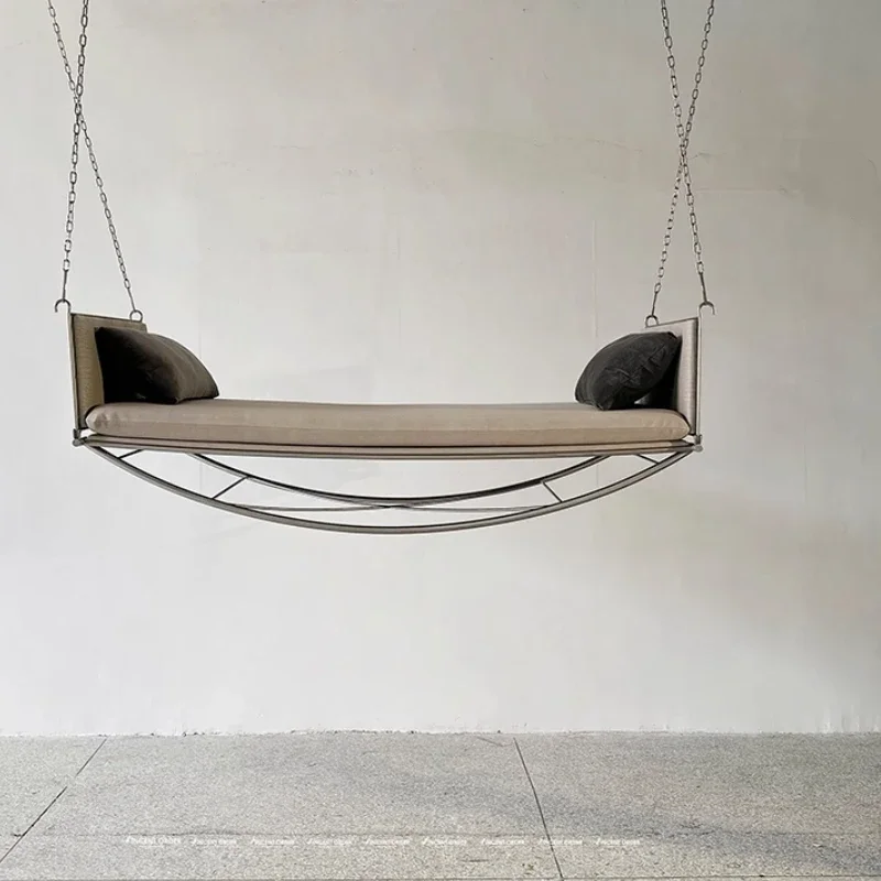 Bed Metal Modern Safe Aesthetics Confortable Relax Bed Hanging Design Fashionable Muebles Furniture