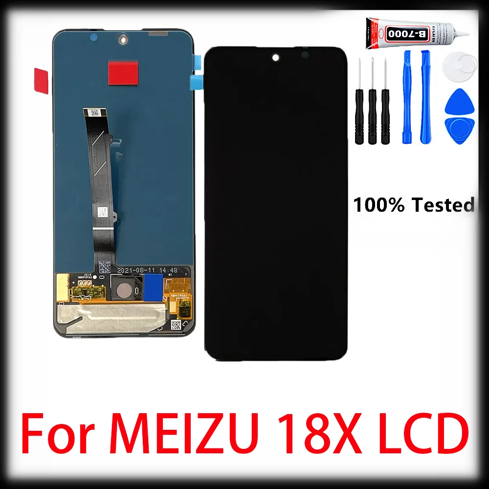 

6.67 inches For Meizu 18x LCD Screen Display Touch Panel Digitizer Replacement For Meizu 18x 18 X Display Digitizer Assembly