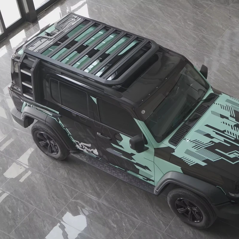 

For TANK 300 YUHANG CAR ROOF RACK Roof Platform Side Ladder Side Carrier Box