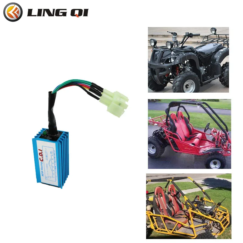 LINGQI Universal 5 Pins Racing CDI Box AC Igniter Scooter Moped Fit For ATV Off Road Dirt Pit Bike Go Kart 4 Wheeler Quad Bikes