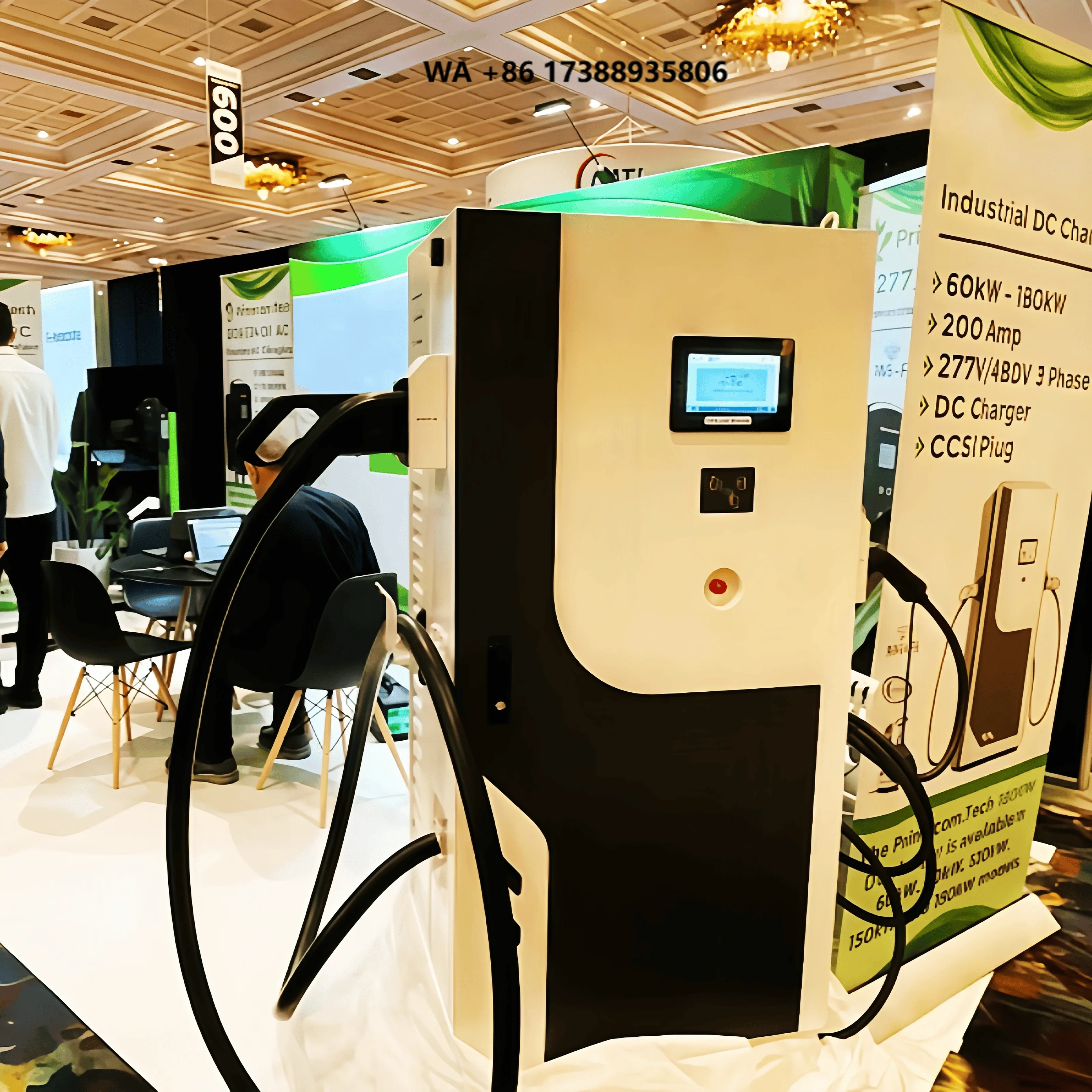 New PENODA 120kW 160kW 240kW EV DC Charger Floor-mounted Outdoor Charging Station CCS2 Chademo Electric Cars OCPP1.6J 2.0