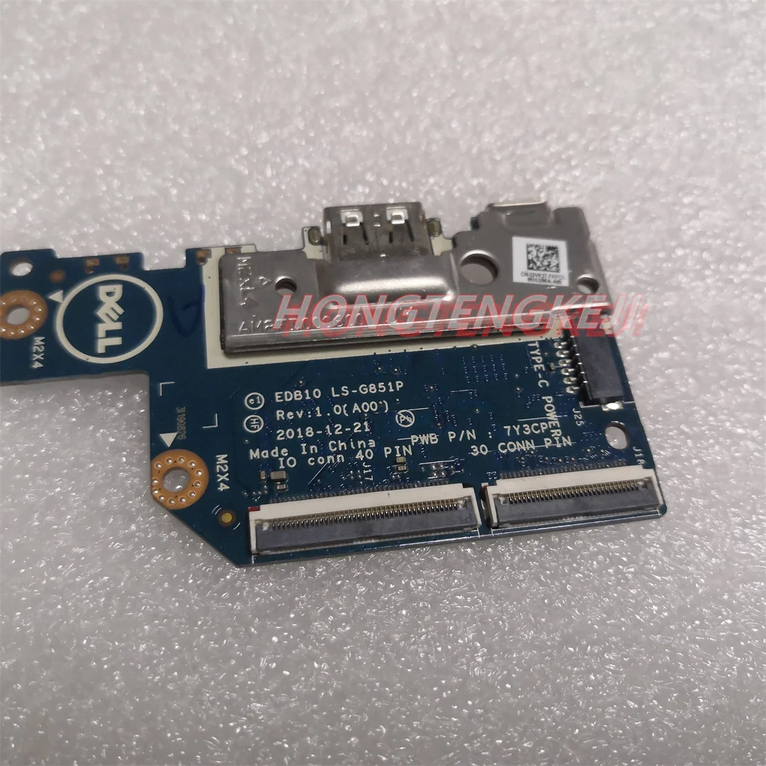 Used EDB10 LS-G851P Rev:1.0 Laptop Circuit Board for dell Chromebook 3100 W/Cables  test ok