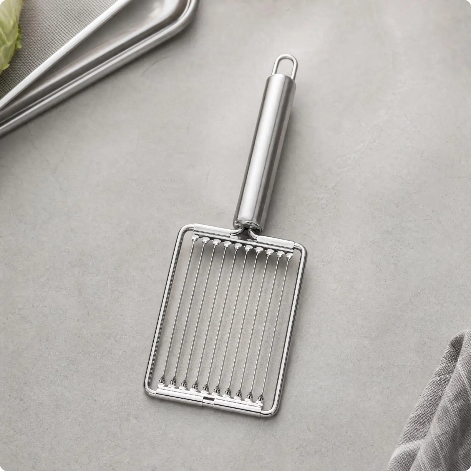 Stainless Steel Food Slicer Multi Blade Vegetable Cutter for Cheese Ham and Fresh Produce Kitchen Gadget