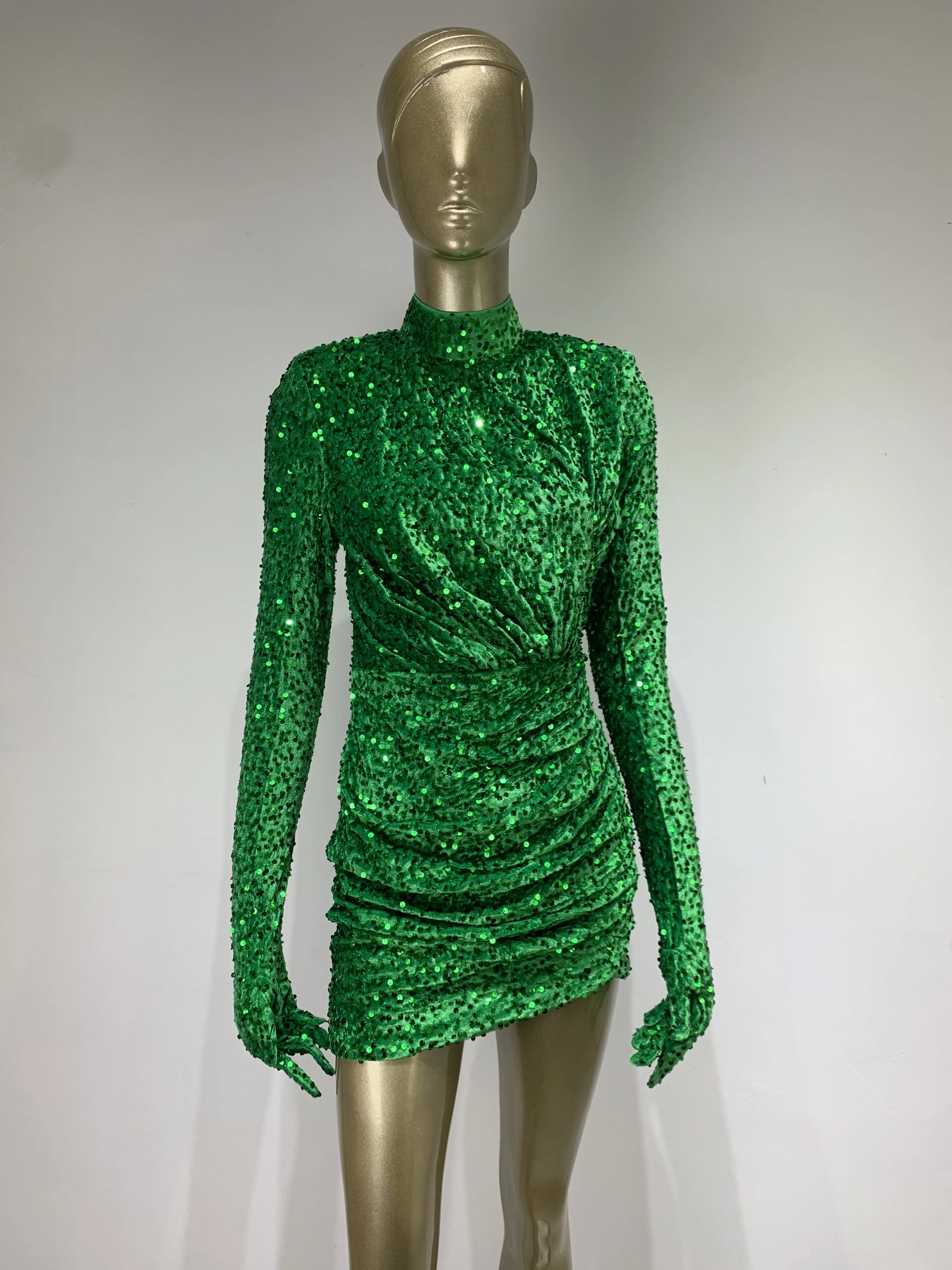 Long Sleeve Green Sequins Mini Dress: The Ultimate Guide to Style, Fit, and  Real-World Wear