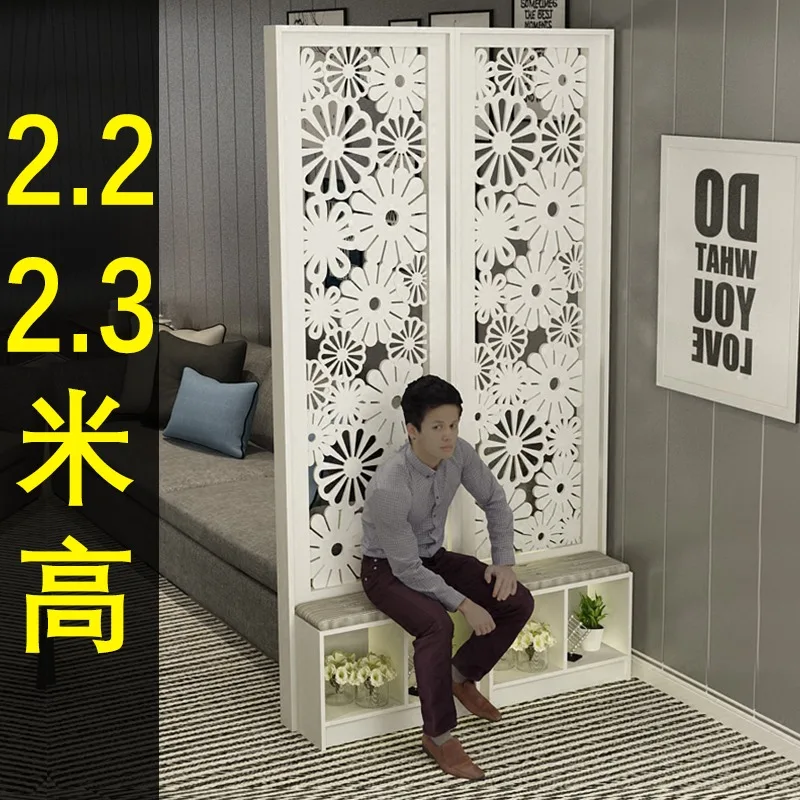 

Modern simple furniture fashion screen partition living room bedroom dining room hollow seat screen porch wind partition cabinet