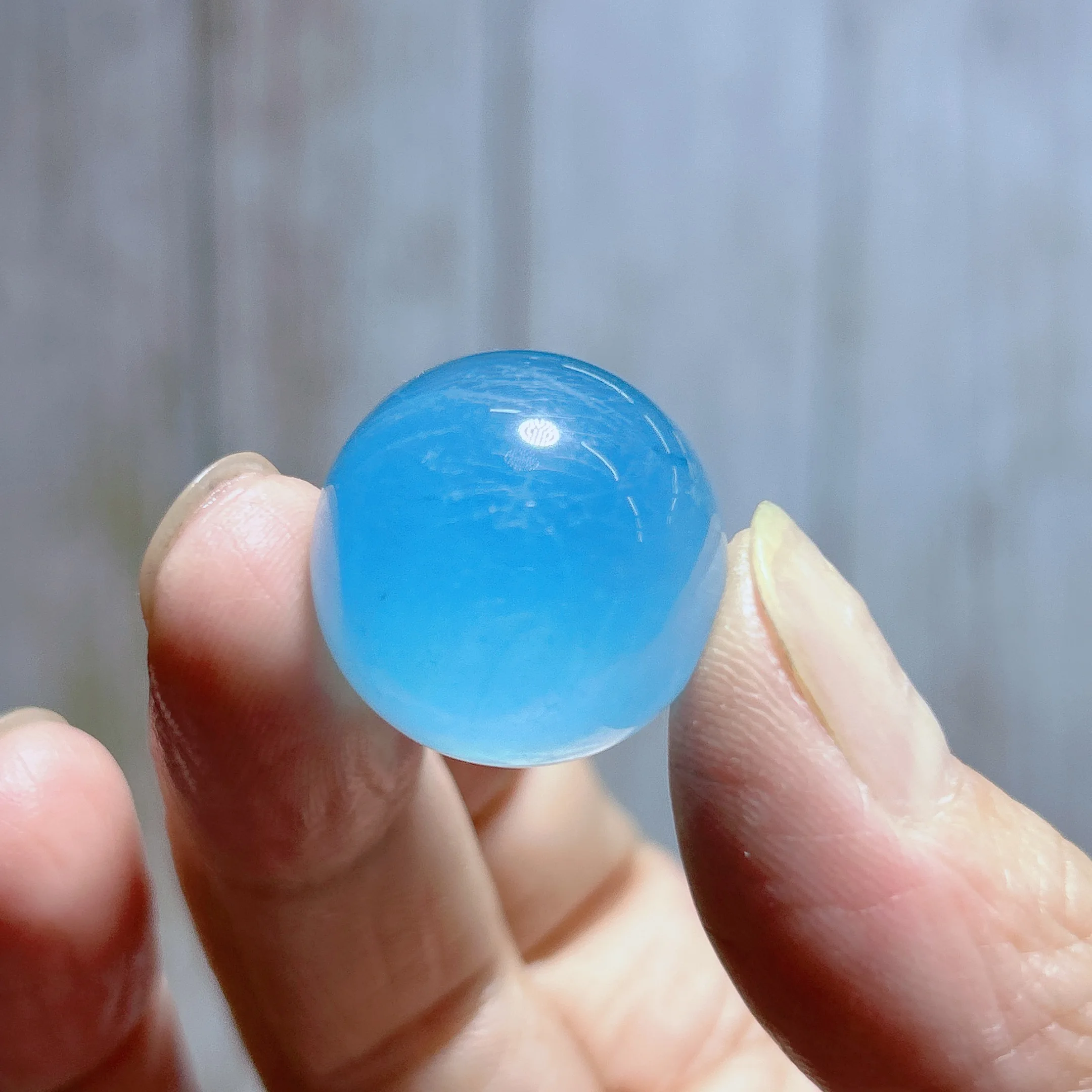 

Healing Natural Crystal Aquamarine Small Sphere Polished Ball High Quality Gemstones Reiki Mineral Energy Home Decorations Gift