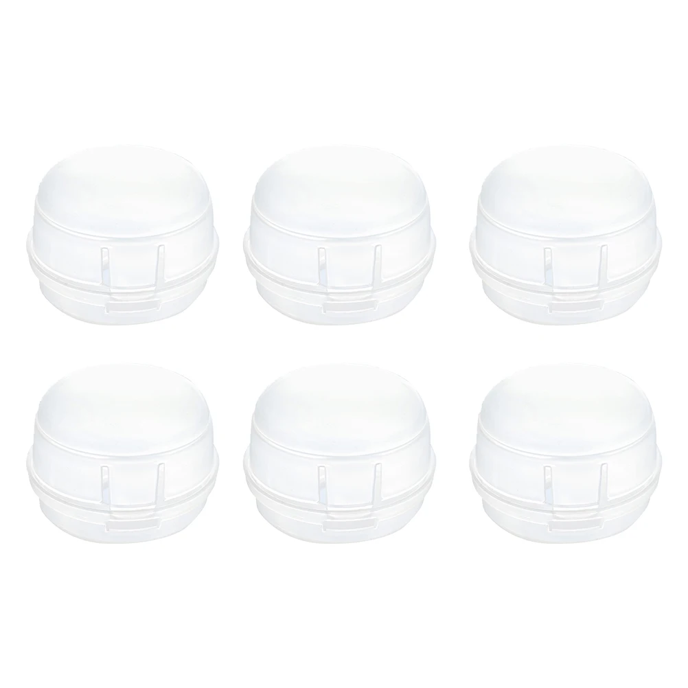 

6pcs Gas Knob Protector Stove Covers Safety Shield Cover Heat Resistant Durable Non Adhesive Installation Removable Kids