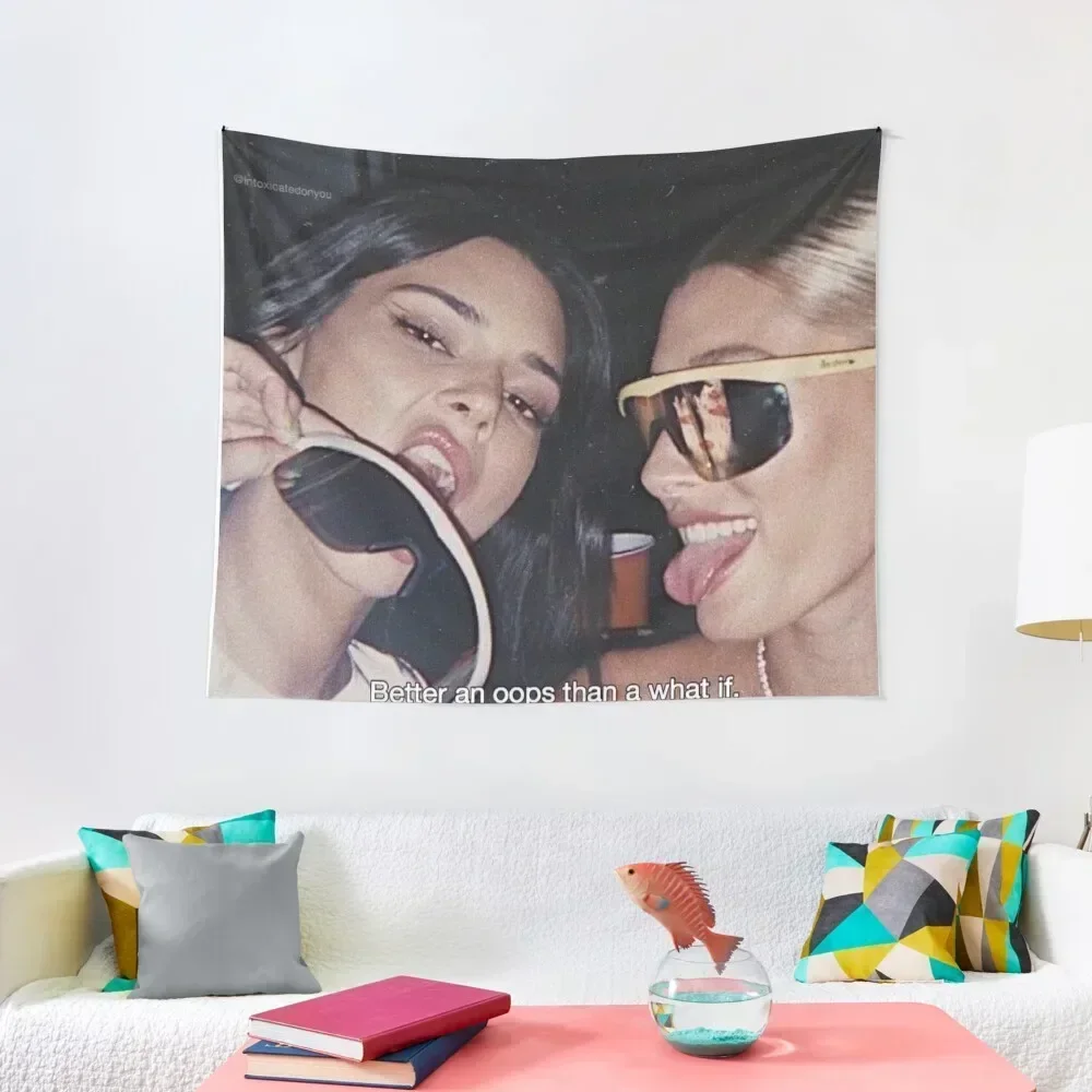 kendall and hailey Tapestry Wall Hangings Decoration Things To The Room Tapete For The Wall Tapestry