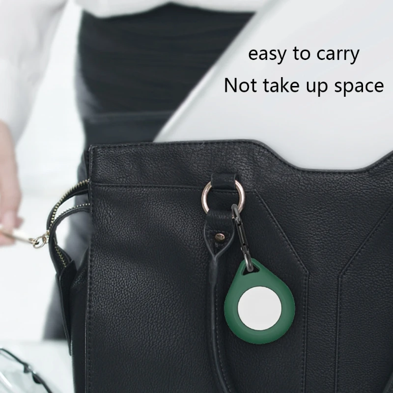 AirTags용 케이스용 보호용 케이스용 내구성 있는 긁힘 방지 연질 실리콘 쉘 위치 추적기 보호용 케이스용