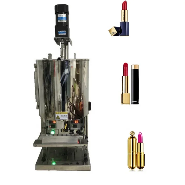 Lipstick Heating Mixing Filling MachineManual Lipstick Making Machine Lip Balm Lip Gloss Heating Filling Machine