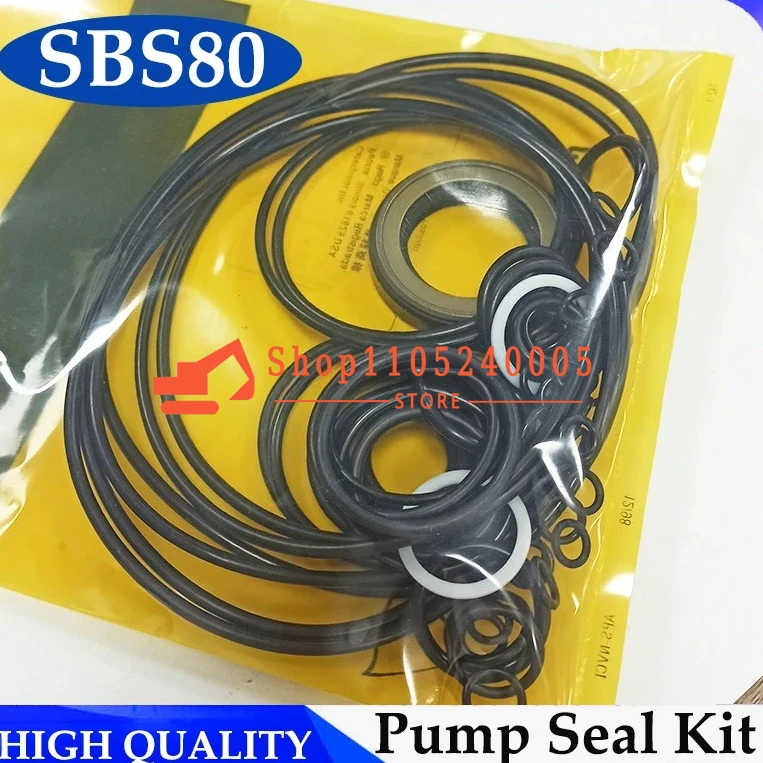 SBS80 High Quality Excavator Main Pump Seal Kit Hydraulic Pump Seal Kit  E312C
