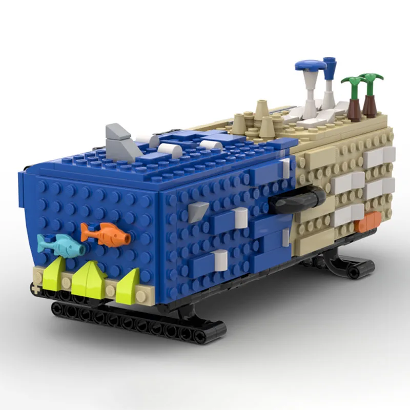 

482 шт. MOC футляр для солнцезащитных очков, строительные блоки, игрушка для развития терпения и концентрации, Рождественская игрушка в подарок, образовательная STEM