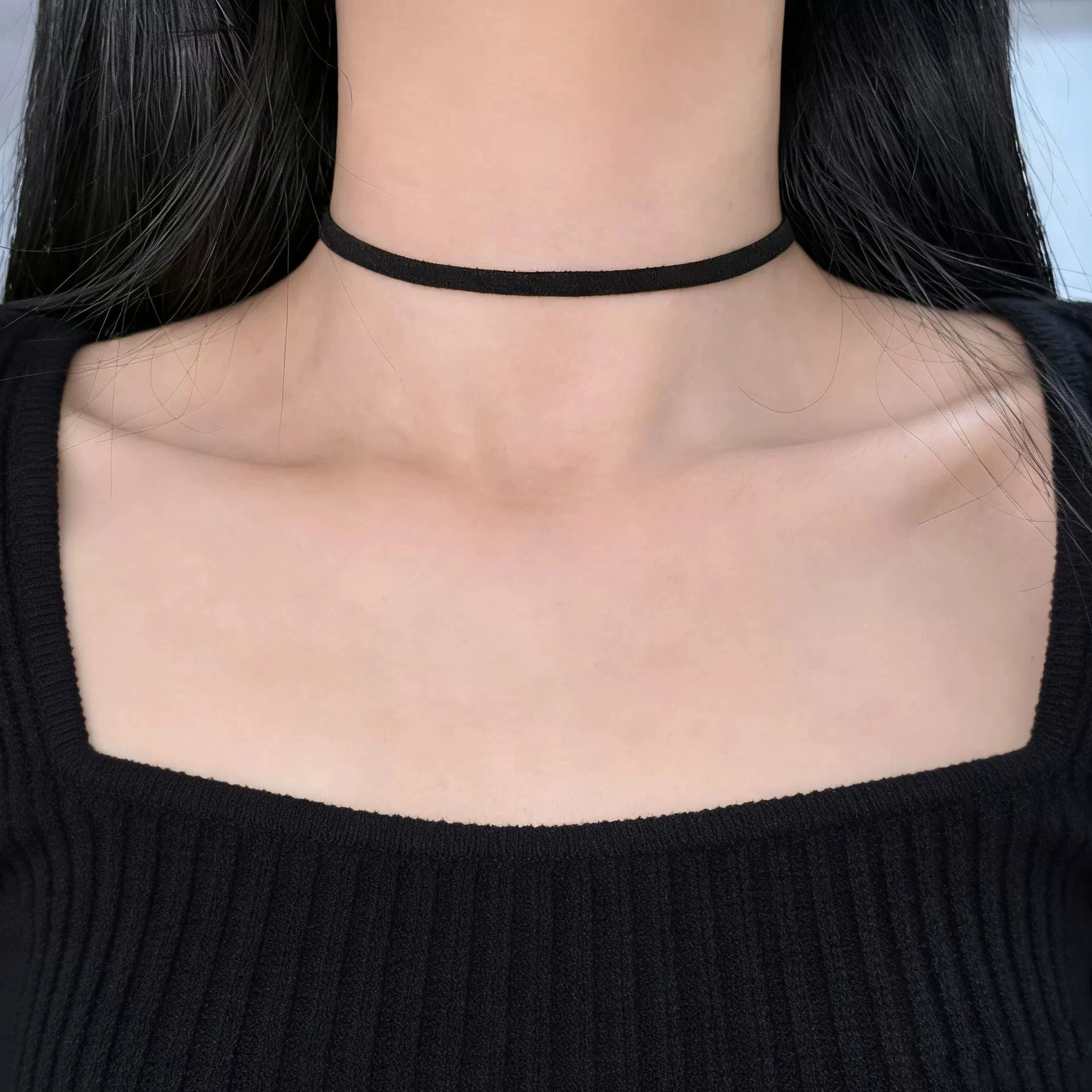 Einfache Leder Halsband Halskette Für Mädchen Frauen Party Halsketten Mode-Trend Schmuck Auf Den Hals Zubehör Geschenk Großhandel
