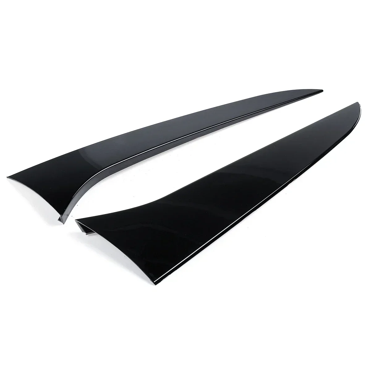 1 Pair gloss black Rear Window Side Spoiler Air Splitter For BMW X1 E84 2009 2010 2011 2012 2013 2014 2015 Spoilers Car styling