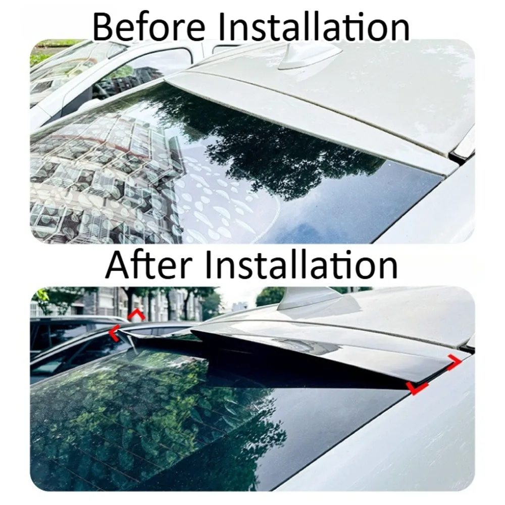 Blade Roof Wing Spoiler For BMW X4 F26 2014-2018 Rear Window Tail Wing Exterior Trim Sport Tuning Accessory Cover Kit Auto Parts - view 4