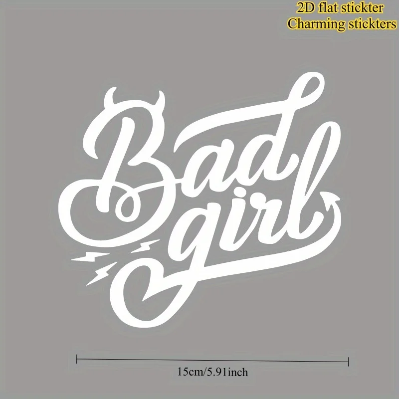 Flat 2D Stickers Featuring Bad Girl Designs, Perfect for Cartoon Enthusiasts And Lovers. Offering a Creative And Humorous Touch