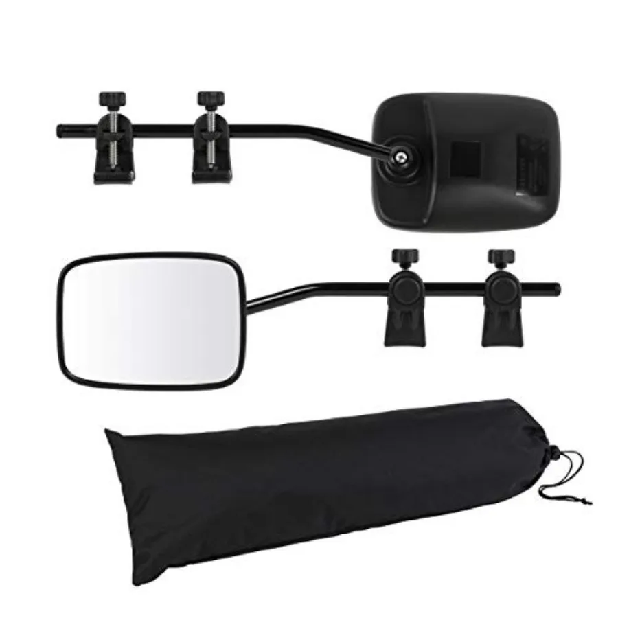 

Falcon Towing Mirrors - Pair Black Durable Aluminum Wide-Angle View Easy Installation