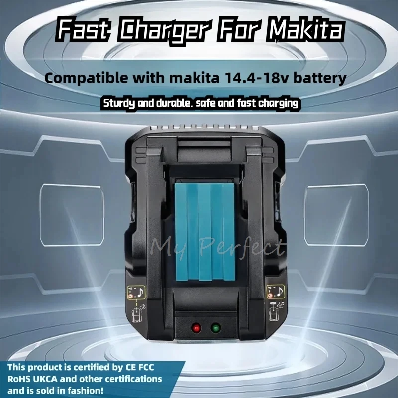 

Fast Charger Compatible with Makita 18V Battery 3A/4A Alternative Makita Power Tools with LED Charging Indicator Rapid Charger