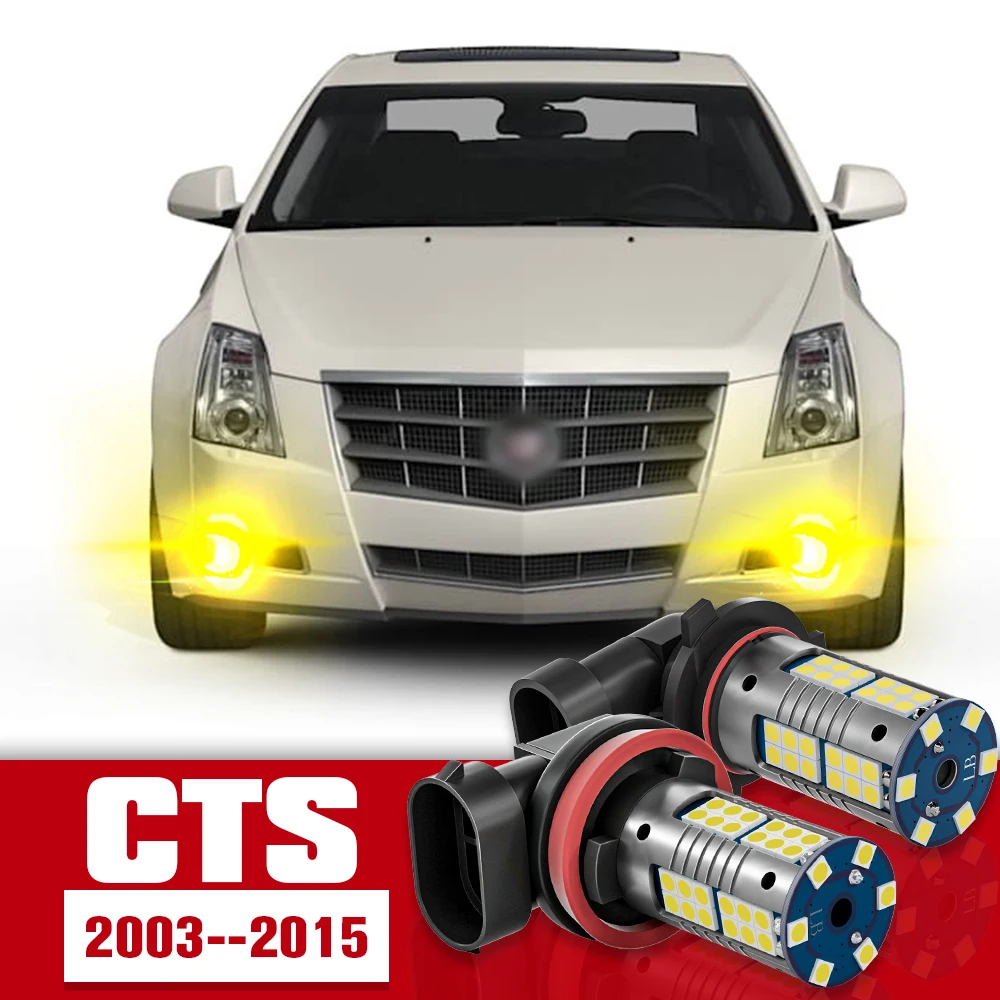 

2pcs LED Accessories Front Fog Light Bulb Lamp For Cadillac CTS 2003 2004 2005 2006 2007 2008 2009 2010 2011 2012 2013 2014 2015