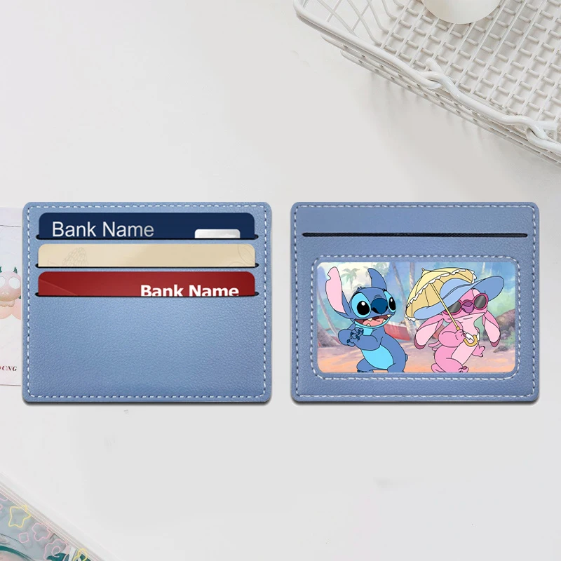 

Disney Stitch ID Card Pocket for Men Women Credit Cards Case Students Fashion Bus Card Holder Business Membership Storager Gifts
