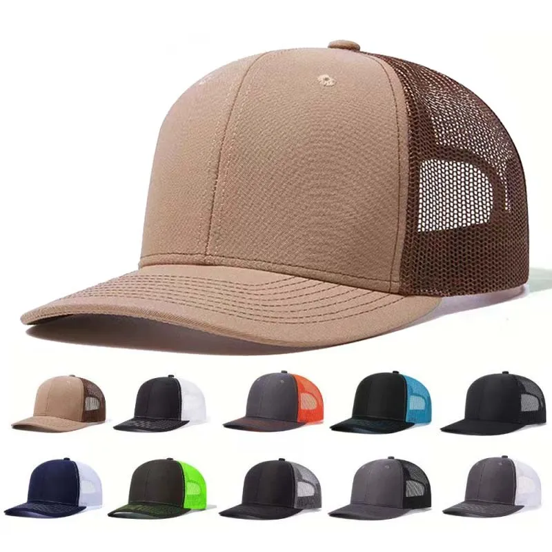 Summer Men's And Women's Mesh Breathable Baseball Cap, Low Cut Unstructured Baseball Cap, Adjustable