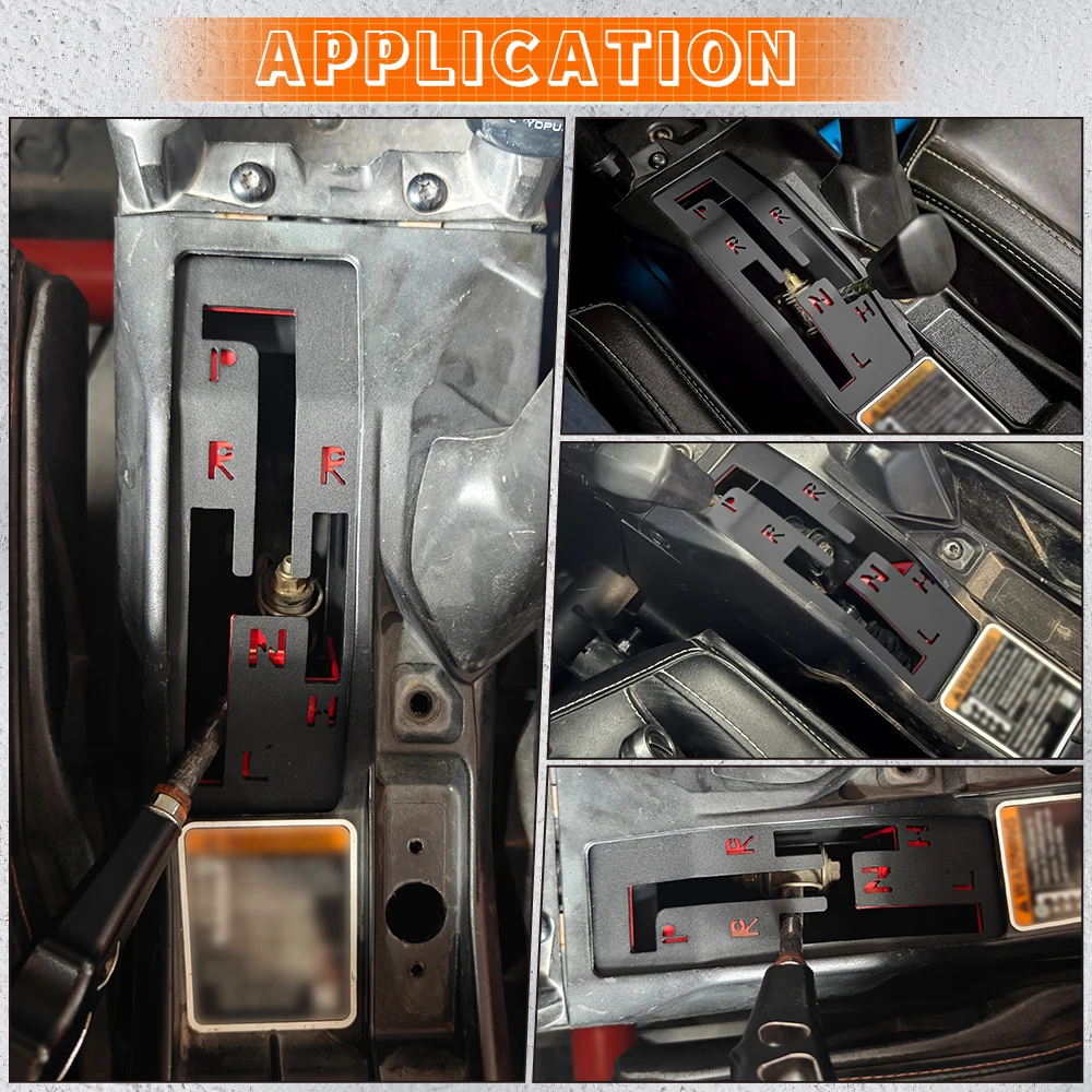 X3 Shift Gate Compatible with 2017-2025 Can Am Maverick X3 & MAX X DS RS MR RC Turbo R RR Metal Quick Shifter Gate Accessories