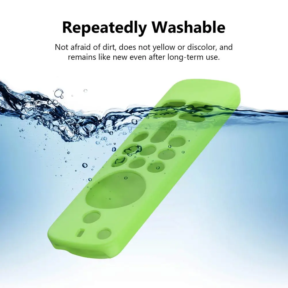 Silicone Remote Control Protective Cover For Fire TV Stick HD/4K Glow-in-the-Dark Anti-Drop Dustproof Case TV Accessories view 3