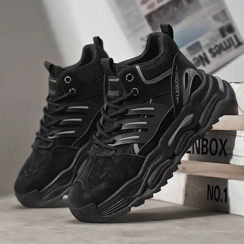 

With Lacing Massive Men's Sports Shoes Walking New Product Idea Goods White Summer Sneakers New Year's Wholesale Novelty