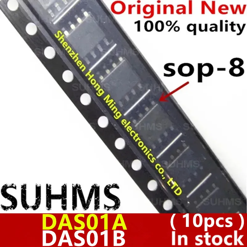 (10 peças) 100% Novo Chipset DAS01A DAS01B DASO1A DASO1B sop-8