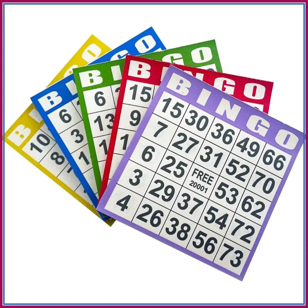 

500 Sheets Bingo Paper Game Cards, 4x4 Disposable for Seniors, Family Game Night, Large Groups, Classroom Activities
