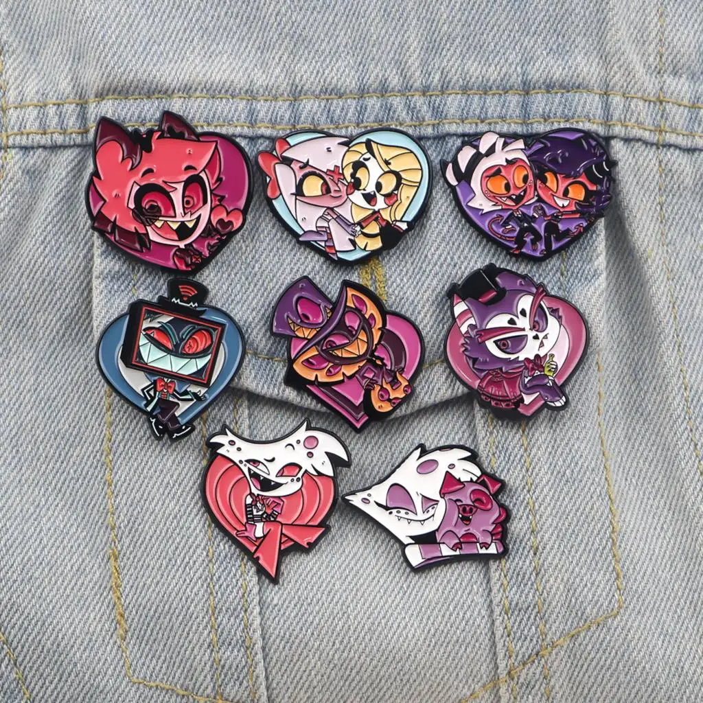 Anstecknadeln für Rucksäcke, Cartoon-Abzeichen auf Kleidung, Emaille-Anstecknadel, Schmuck, Accessoires, Broschen, Abzeichen für Aktentasche, Geschenk – Detail 2
