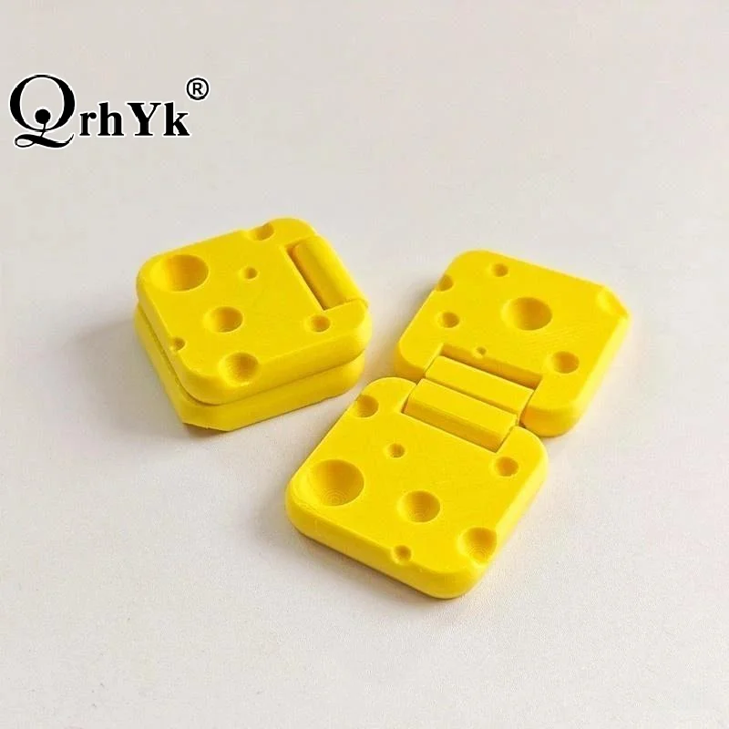 Pocket Sized Cheese Slider Fidget Toy Smooth Slide Flip Spin Adult Stress Relief