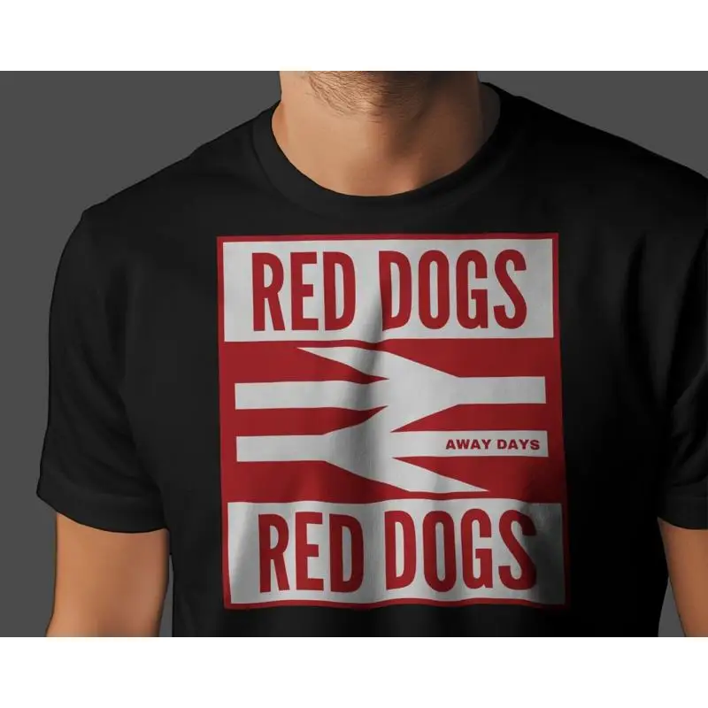 تي شيرت RED DOGS Away Days | نوتينغهام المشاغبين | غابة غاريبالدي #1
