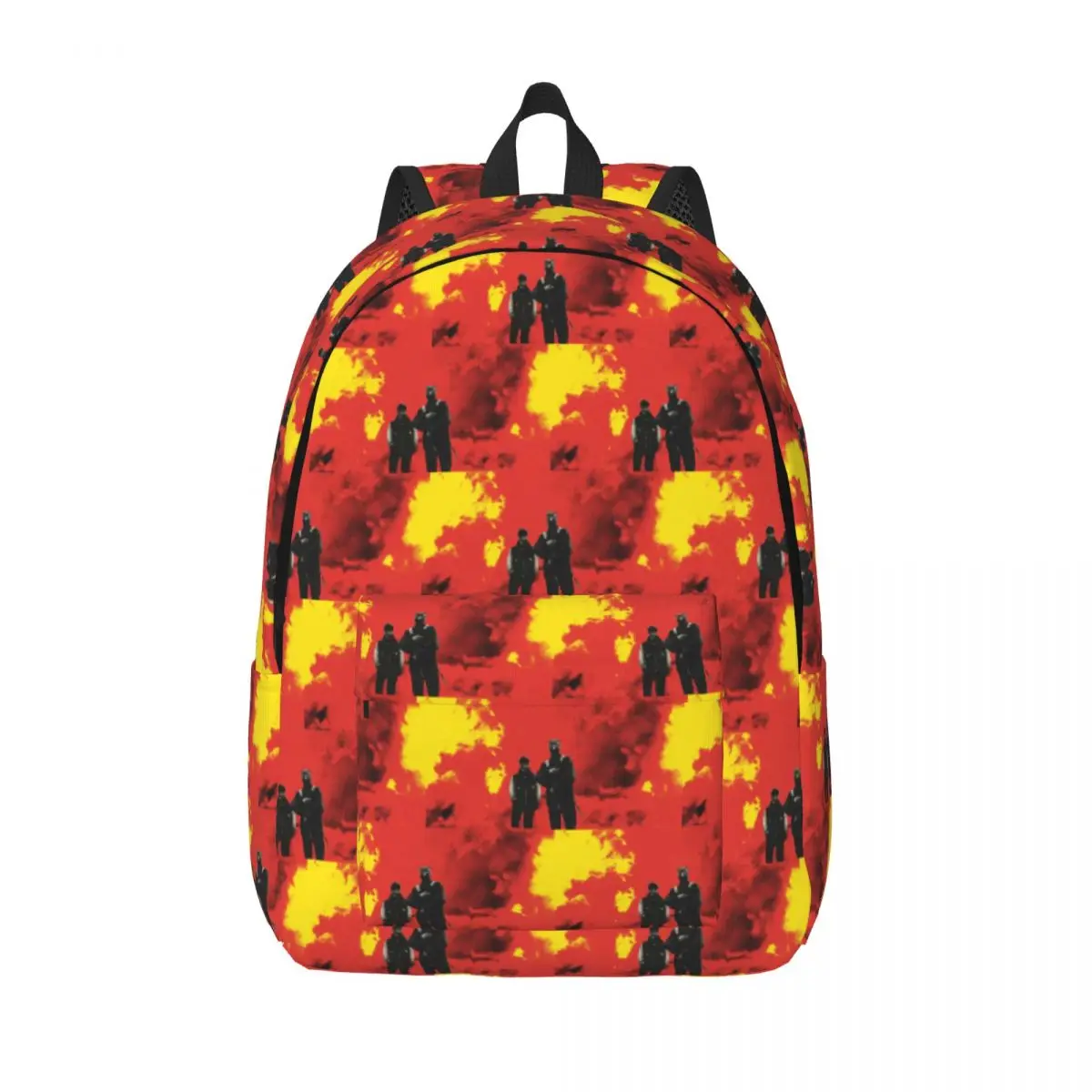 مخصص T-Twentys One P-Pilots الكلاسيكية النار حقيبة من القماش للنساء الرجال مقاومة للماء كلية حقيبة مدرسية الطباعة حقيبة الكتب