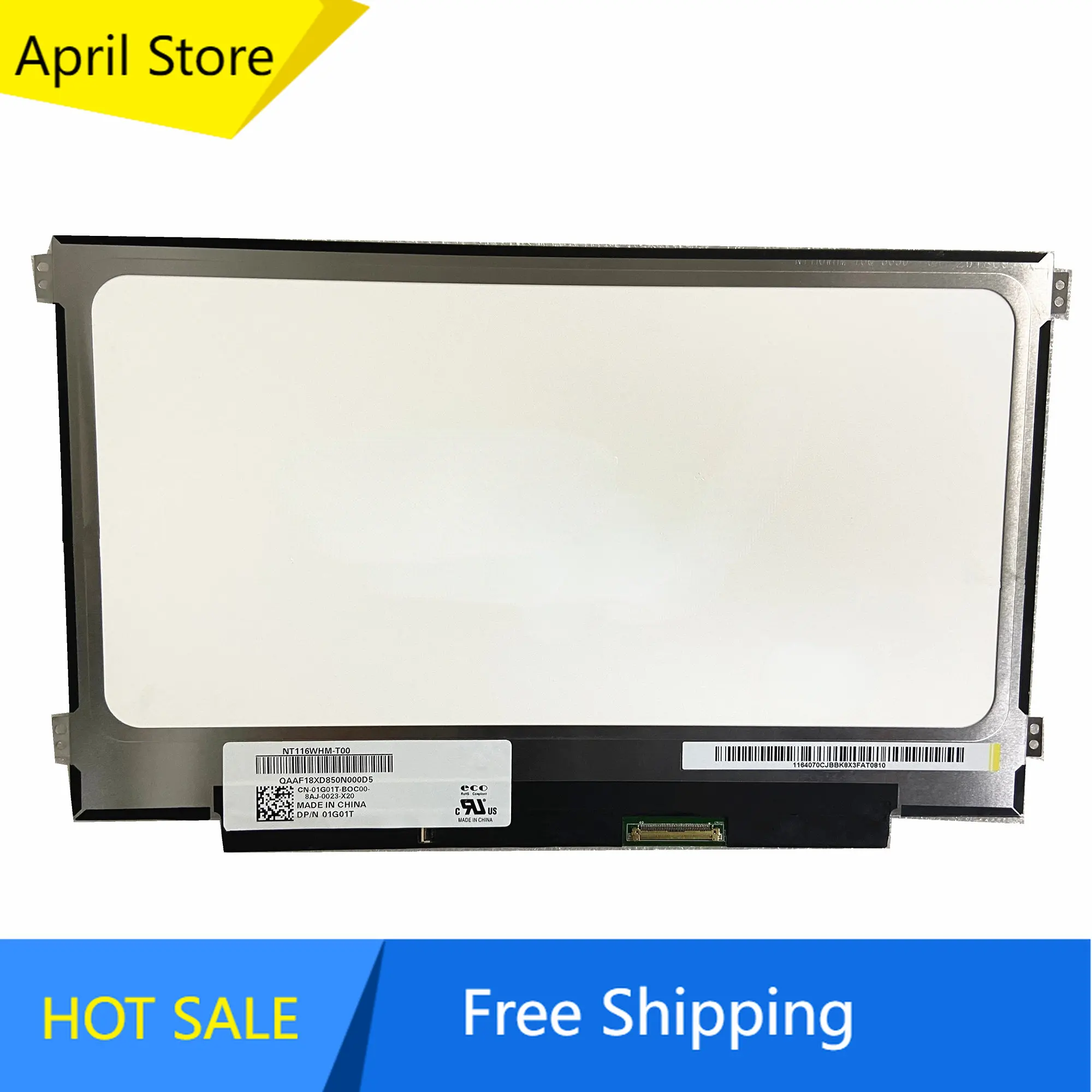 

NT116WHM-T00 LCD LED Replacement Touch Screen 11.6" HD Display Digitizer 1366*768