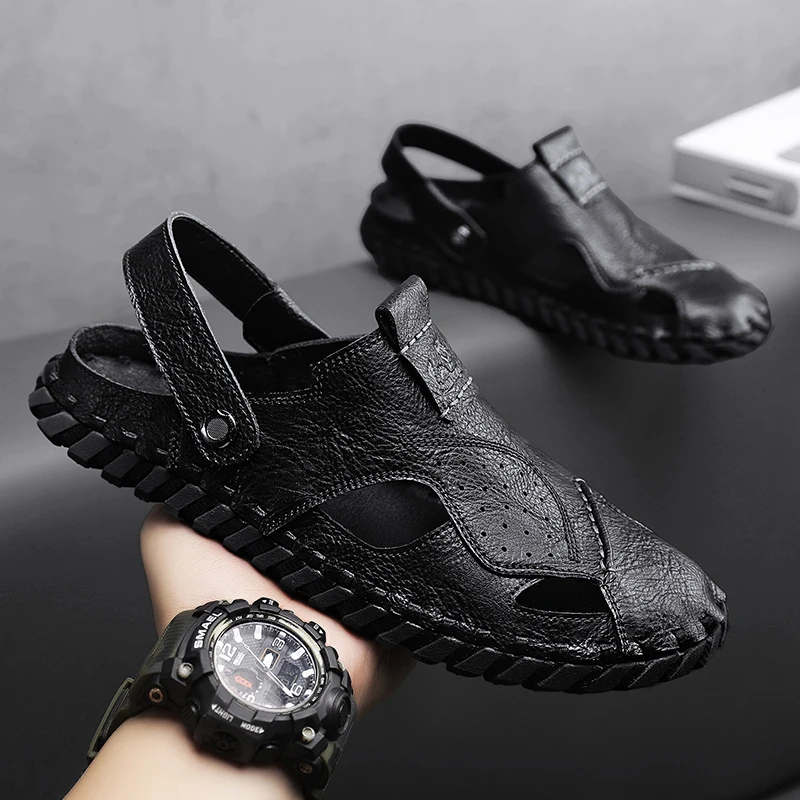 

Men's Breathable Waterproof Sandals Comfortable Casual Outdoor Indoor Lightweight Non-Slip Sandals for Male