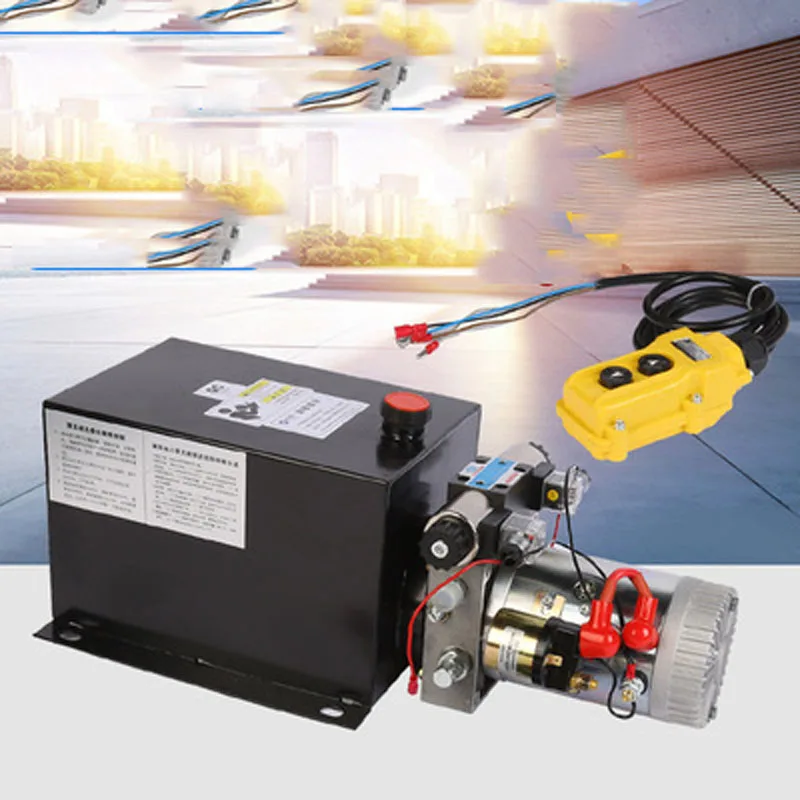 

4000 Вт 10 л 818003 2025 Гидравлический насос сброса прицепа двойного действия Блок питания для автомобильного оборудования