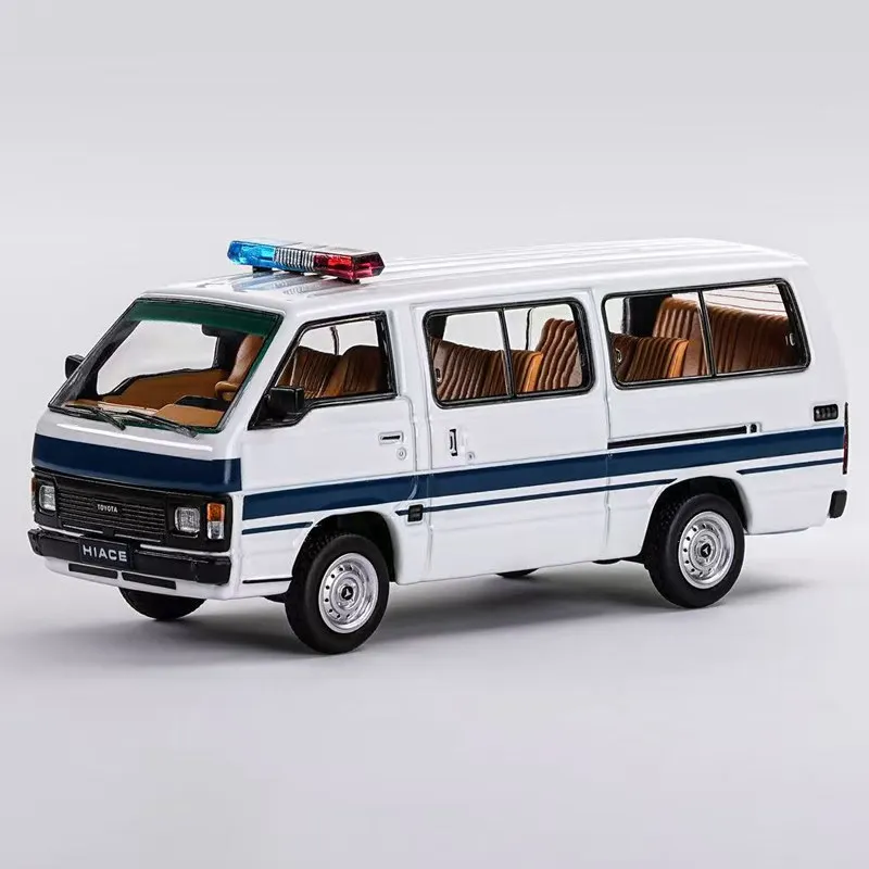 Neues Masdi 1:64 Maßstab Toyota Hiace H50 Legierung Druckguss-Automodell Simulierter Personentransporter für Sammler und Ausstellungszwecke