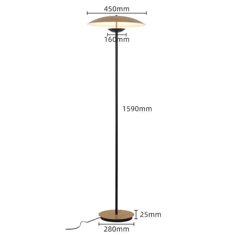 Postmodern minimalist floor lamp Artistic Creative Designer Mushroom Standing lamp for Living room study bedroom Decor lights